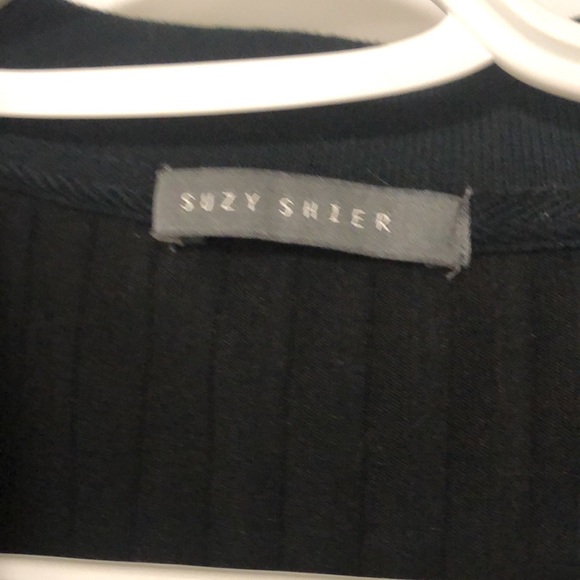 Susie sheer ribbed zipped top - Picture 3 of 6